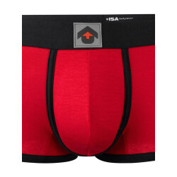 ISA UNDERWEAR Shorts UP aus Baumwolle Rot