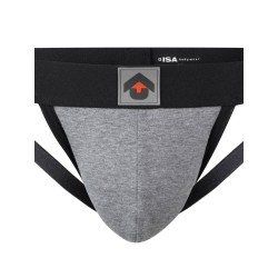 ISA UNDERWEAR Jockstrap UP aus Baumwolle Grau/Melange