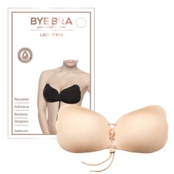 BYE BRA Lace-It Bra Cup E Nude