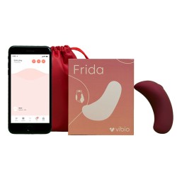 VIBIO Frida Auflegevibrator mit App-Steuerung Weinrot