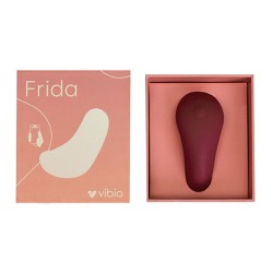 VIBIO Frida Auflegevibrator mit App-Steuerung Weinrot