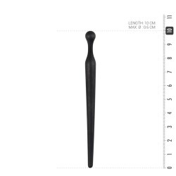 SINNER GEAR Glatter Dilator aus Silikon Schwarz