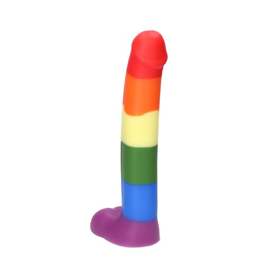 YLVA &amp; DITE Dildo Hyperion XXL 32 cm aus Silikon Regenbogen