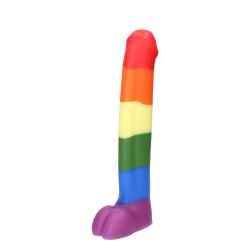 YLVA &amp; DITE Dildo Hyperion XXL 32 cm aus Silikon Regenbogen