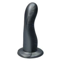 YLVA &amp; DITE Dildo Leda 15,5cm aus Silikon Silbergrau