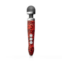 DOXY Die Cast 3R Bodywand Massager Aufladbar Rosenmuster