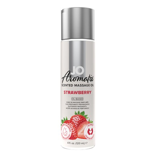 JO Aromatix Massage-&Ouml;l mit Erdbeere 120 ml
