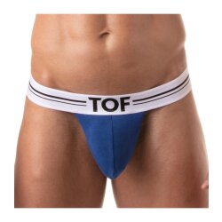 TOF French Stringless Thong Royal Blue