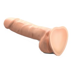 STRAP-ON-ME Realistischer Dildo mit schiebbarer Haut M Beige