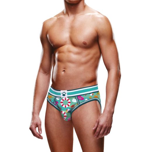 PROWLER Beach Backless Brief Grün Mulitcolor