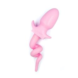 MR.B  Pig Tail Plug Pink X-Large