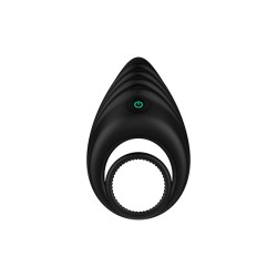 NEXUS Enhance Penis- & Hodenring aus Silikon mit Vibration Schwarz
