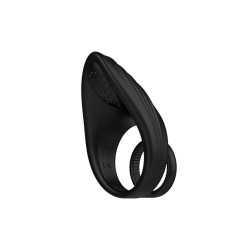 NEXUS Enhance Penis- & Hodenring aus Silikon mit Vibration Schwarz