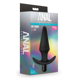 BLUSH Anal Adventures Vibrating Plug Ø 3.8 cm Schwarz