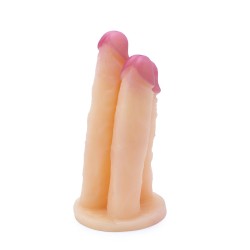 KIOTOS Cox Dildo Tripple 20,0 cm Beige