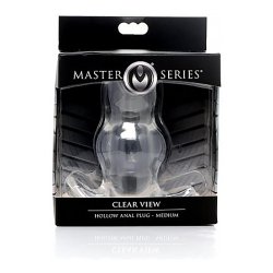 MASTER SERIES Clear View M Analtunnel aus TPE Transparent