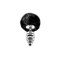 ALIVE Anal Pleasure Metall-Analplug Twist Large mit Hasenschwänzchen Schwarz
