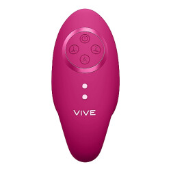 VIVE Aika Double Action Love Egg mit Pulse Wave &amp; Vibration Pink