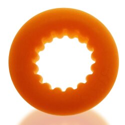 OXBALLS Axis Gerippter Penisring aus Plus+ Silikon Orange