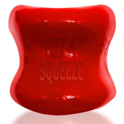 OXBALLS Ballstretcher Mega Squeeze aus Flex TPR Rot