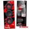 HÜNKYJUNK  Super Huj Penisringe 3er Pack aus Plus+ Silikon Schwarz