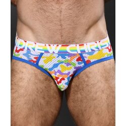 ANDREW CHRISTIAN Almost Naked Pride Camouflage Mesh Brief...