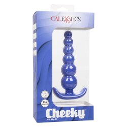 CALEXOTICS Cheeky X-6 Beads Analkette mit 6 Kugeln aus Silikon Violett