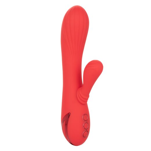 CALEXOTICS Palisades Passion Vibrator mit schwingendem Klitoris-Stimulator Rot