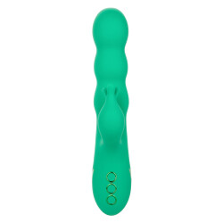 CALEXOTICS Sonoma Satisfier Vibrator mit Klitoris-Stimulator Gr&uuml;n