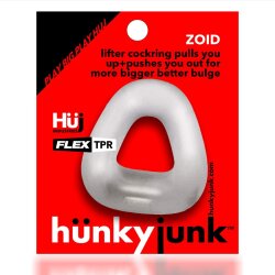 H&Uuml;NKYJUNK Zoid Pensring aus Plus+ Silikon &amp; Flex TPR Clear Ice