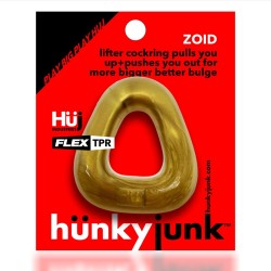 HÜNKYJUNK Zoid Pensring aus Plus+ Silikon & Flex TPR Bronze/Metallic