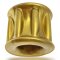 H&Uuml;NKYJUNK Gyroballs Hodenstrecker aus Plus+ Silikon &amp;FlexTPR Bronze/Metallic