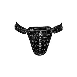 MALE POWER FETISH Taurus Leder Thong One Size Schwarz