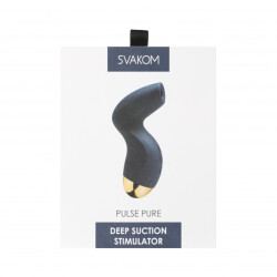 SVAKOM Pulse Pure Klitoris-Stimulator mit Saugfunktion Dunkelblau