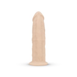 REAL FANTASY Dildo Winston mit Vibration &amp; Silexpan 19,0 cm Beige