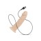 REAL FANTASY Dildo Winston mit Vibration &amp; Silexpan 19,0 cm Beige