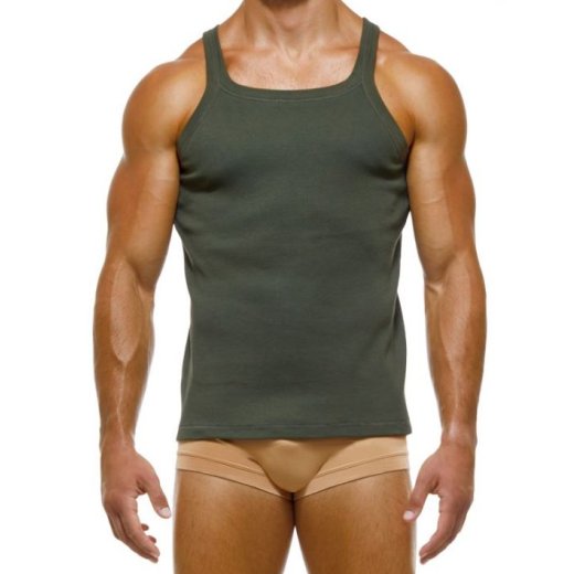 MODUS VIVENDI Organic Tanktop Khaki