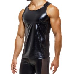 MODUS VIVENDI Latex Tanktop Schwarz