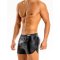 MODUS VIVENDI Leather Shorts Schwarz