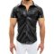 MODUS VIVENDI Leather Shirt Schwarz