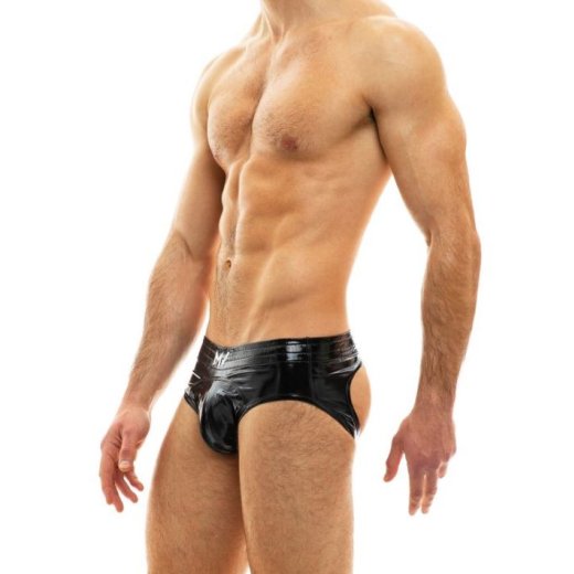 MODUS VIVENDI Viral Vinyl Bottomless Brief Schwarz