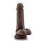 BLUSH Dr. Skin 6" Dildo mit Saugnapf Chocolate