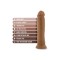 BLUSH Dr. Skin 9" Dildo Dr.Henry mit Saugnapf Mocha