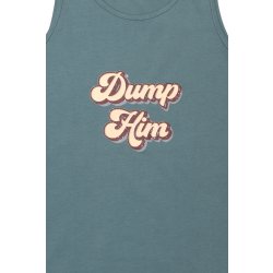 J.J.MALIBU Dump Him Tank Top Petrol