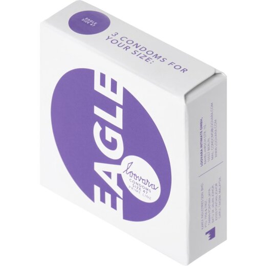 LOOVARA Kondome Eagle 47mm 3er Set