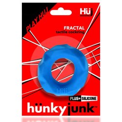 HÜNKYJUNK Fractal Cockring Kobaltblau