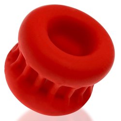 OXBALLS Ultracore Hodenstrecker mit Axis Ring Rot/Schwarz