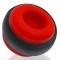 OXBALLS Ultracore Hodenstrecker mit Axis Ring Rot/Schwarz