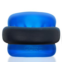 OXBALLS Ultracore Hodenstrecker mit Axis Ring Blau/Schwarz