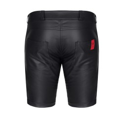 REGNES FETISH PLANET Knielange Shorts aus Wetlook Schwarz